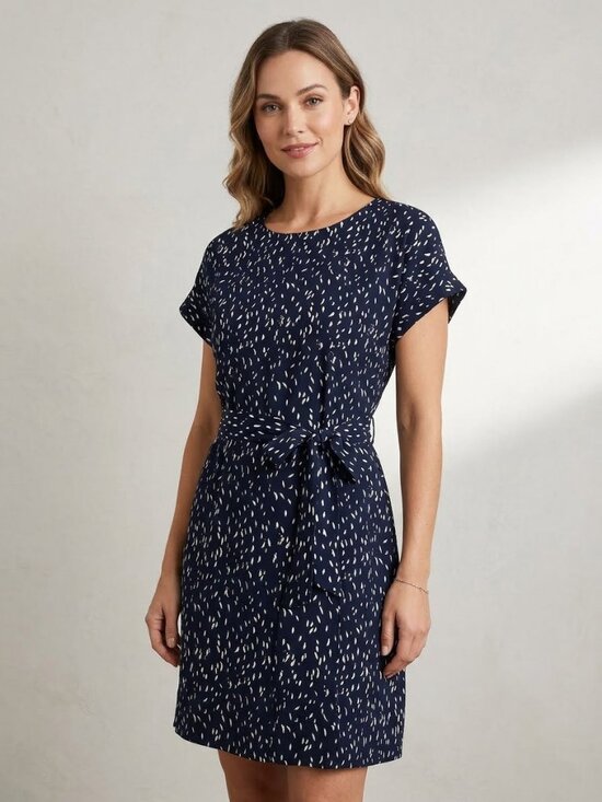 Betsey'S Boutique Shop Dresses & Skirts - NWT Betsey's Boutique Shop short sleeve navy blue shift dress, size S